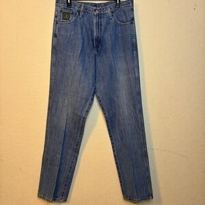 Cinch Mens Relaxed Straight Leg Jeans Blue Medium Wash 35x36 Green Label Western
